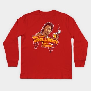 Wings of Liberty Kids Long Sleeve T-Shirt